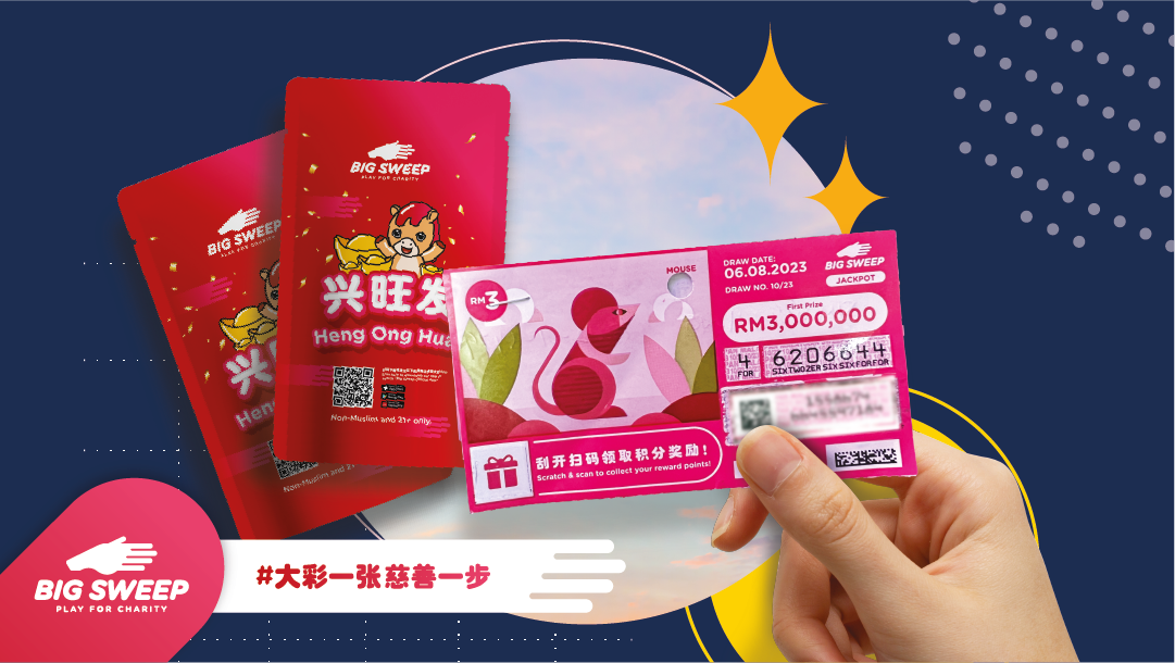 A Lucky Golden Pack won RM600,000